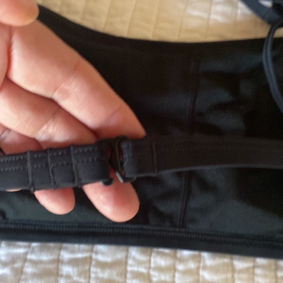 Prana Lurisia Solid Black Bikini Top XL NWT - Picture 6 of 7